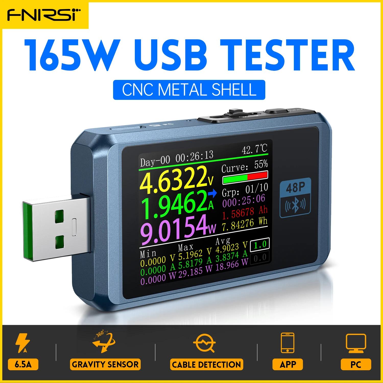 FNIRSI-FNB48P USB ͸ ׽ а  TYPE-C    Ʈ 뷮   